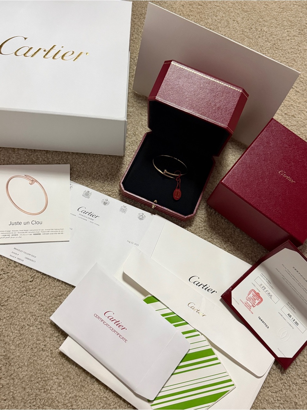 Cartier Juste un Clou Bracelet Small Model - Picture 2 of 5
